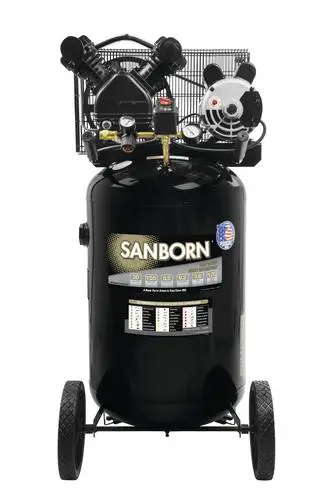 Sanborn Belt Drive 30 Gallon Portable Electric Vertical Air Compressor